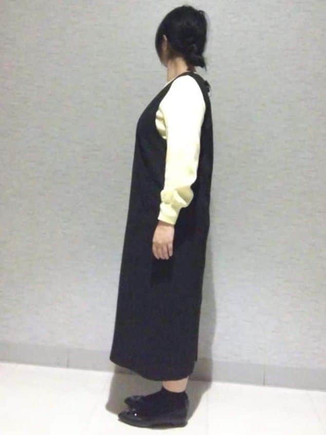 sakoさんの「Reflect｜【選べる8色／スカートにもパンツにも◎】ウール混ボートネックニット」を使ったコーディネート