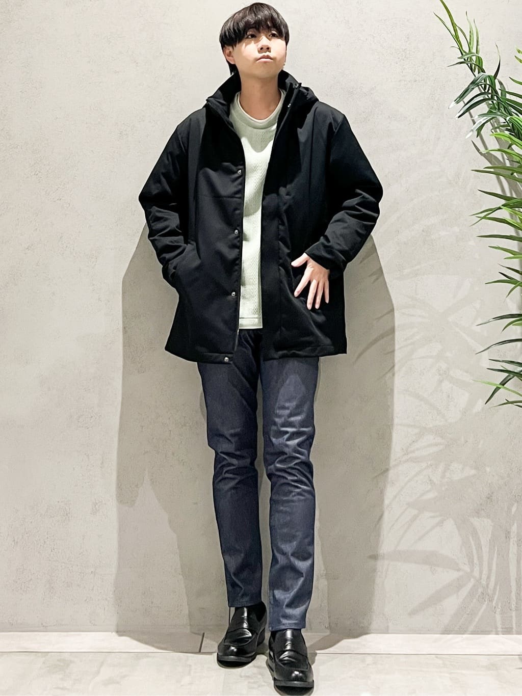 SHI-MAさんの「THE SHOP TK｜【3WAY】中綿ライナー付き カルゼコート　洗濯機OK/ON・OFF対応」を使ったコーディネート