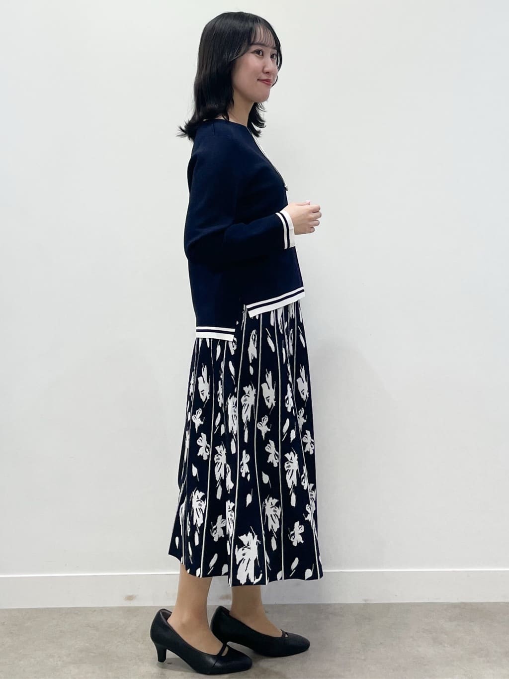 yukariさんの「Reflect｜【セットアップ可】ダブルジャカードニットプルオーバー」を使ったコーディネート