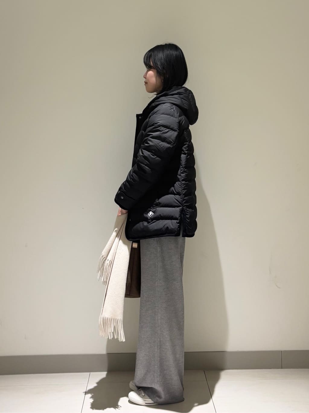 mayuさんの「Dessin｜【撥水・2WAY】ミュラーダウンコートミドル丈」を使ったコーディネート