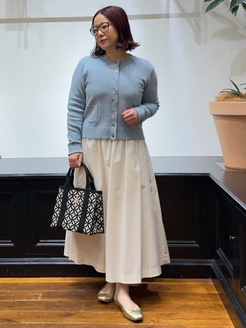 Asamiさんの「DRESSTERIOR｜【otonaMUSE5月号掲載/ウォッシャブル】タックギャザー スカート」を使ったコーディネート