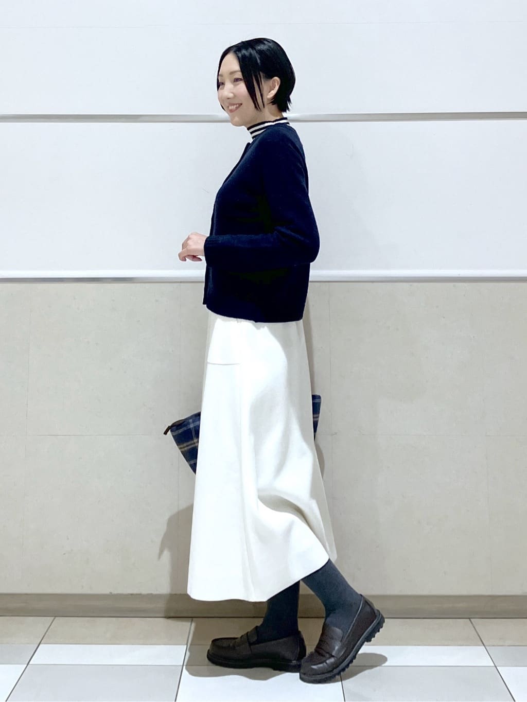 eriko さんの「Dessin｜ウールカシミヤカーディガン」を使ったコーディネート