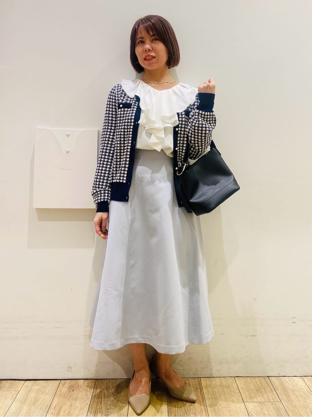 YUKOさんの「index｜ベーシックパンプス」を使ったコーディネート