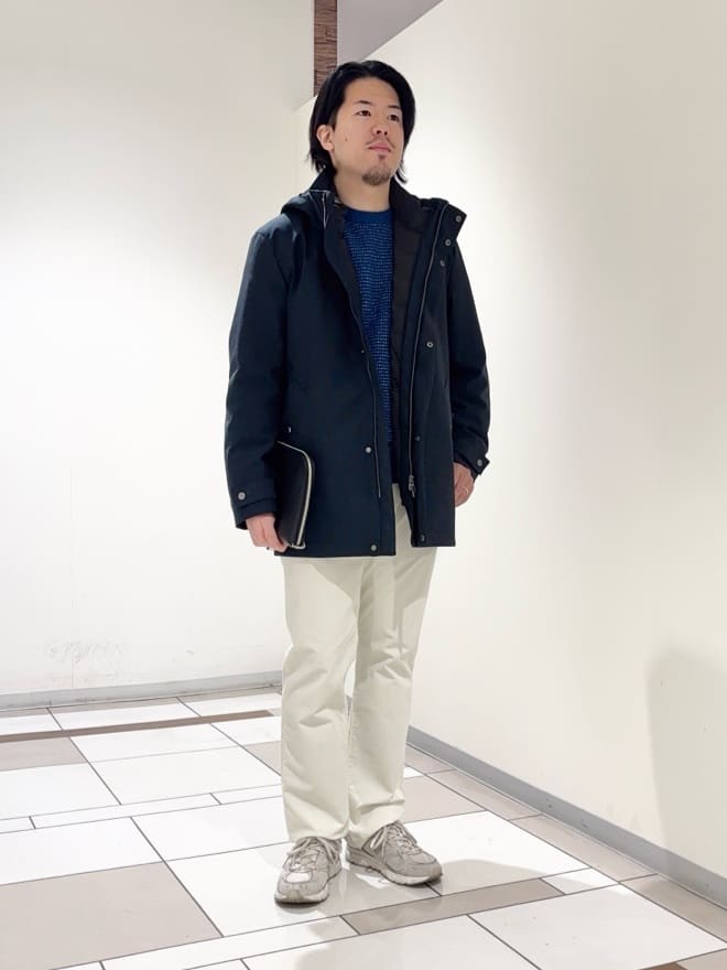 及川さんの「TAKEO KIKUCHI｜【3WAY】ドビー ダウンライナー付ブルゾン」を使ったコーディネート