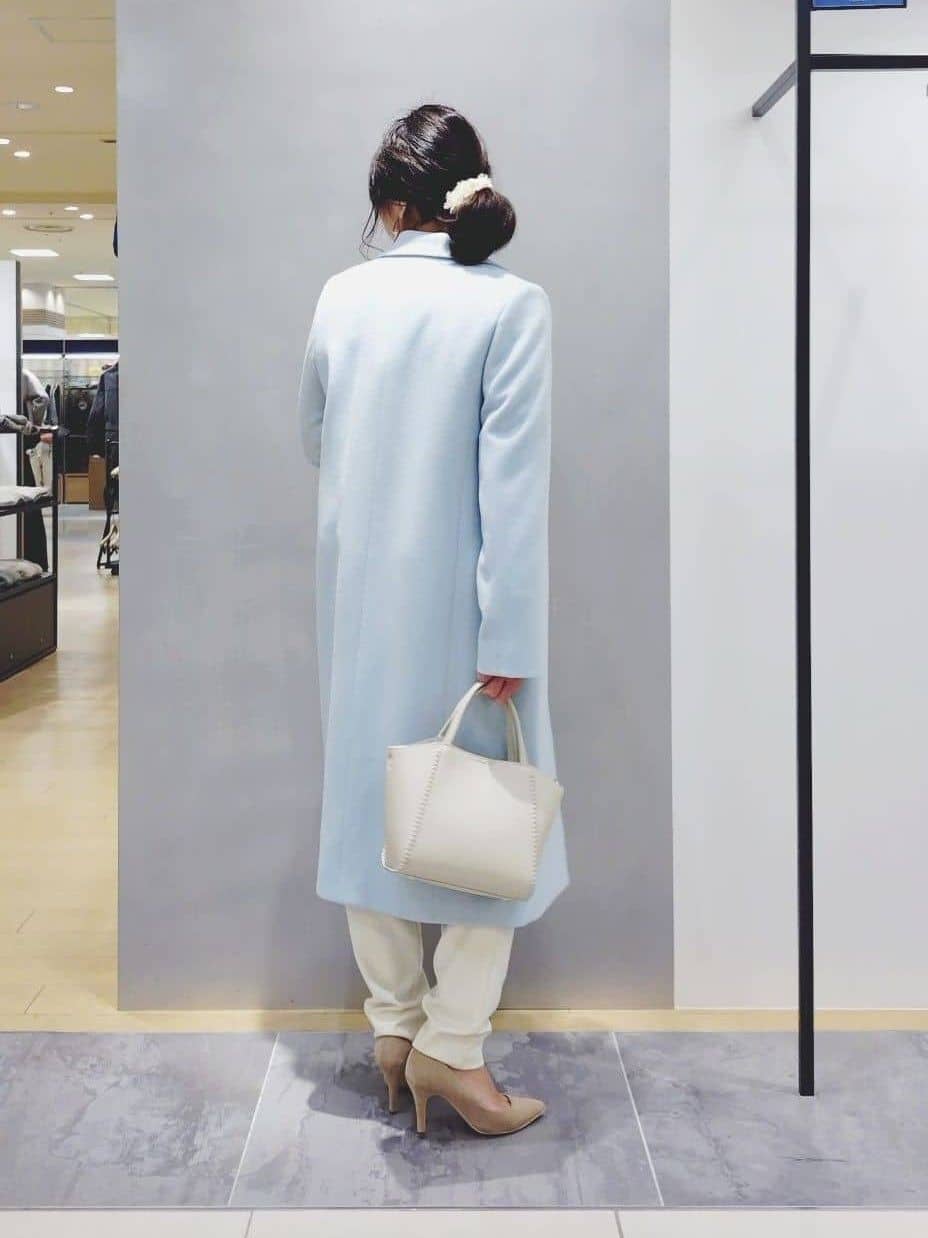 TOMOMIさんの「INDIVI｜【洗える／裏起毛】ストレッチウォームパンツ」を使ったコーディネート