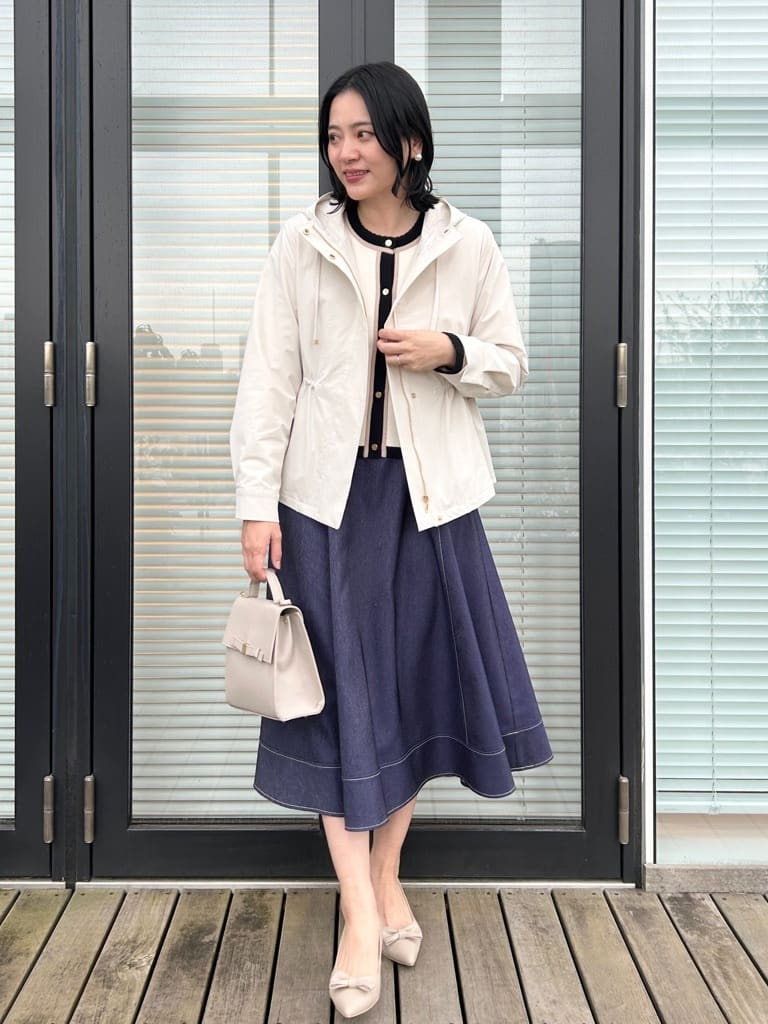 shinoさんの「Couture brooch｜【撥水・洗える】愛されマンパ」を使ったコーディネート