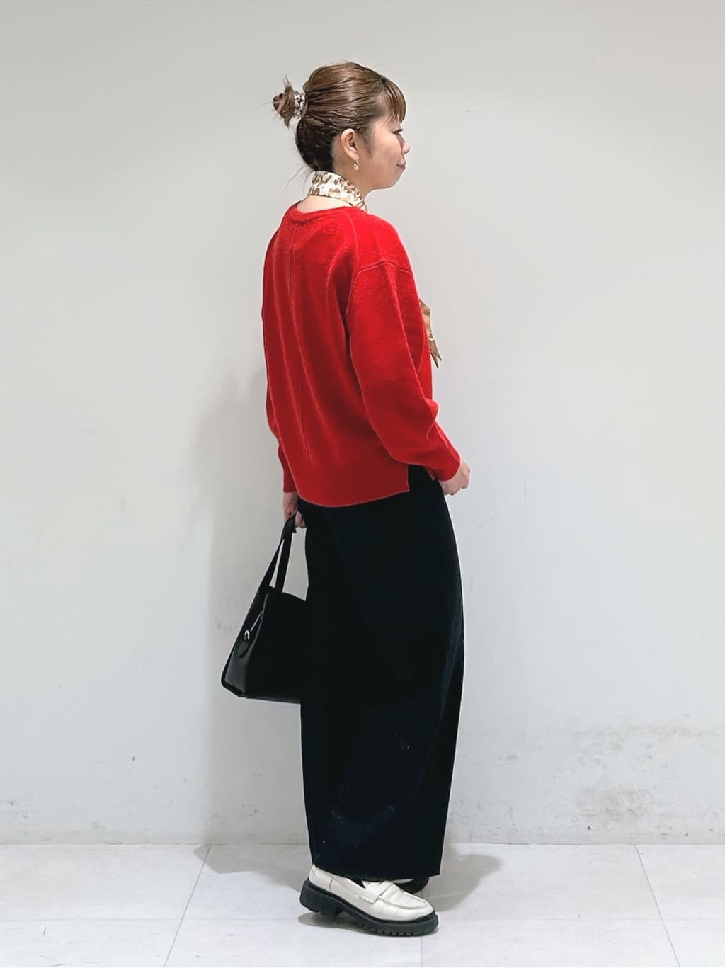 tsuyuさんの「INDIVI｜【軽量／ウール混】ライトフォルム ロングコート」を使ったコーディネート