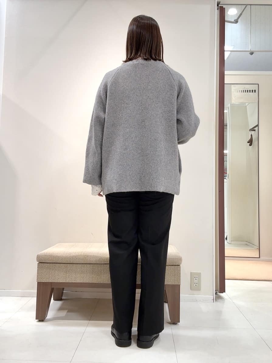 YUIさんの「UNTITLED｜【軽アウター/ミドル丈】ウールニットコーディガン」を使ったコーディネート