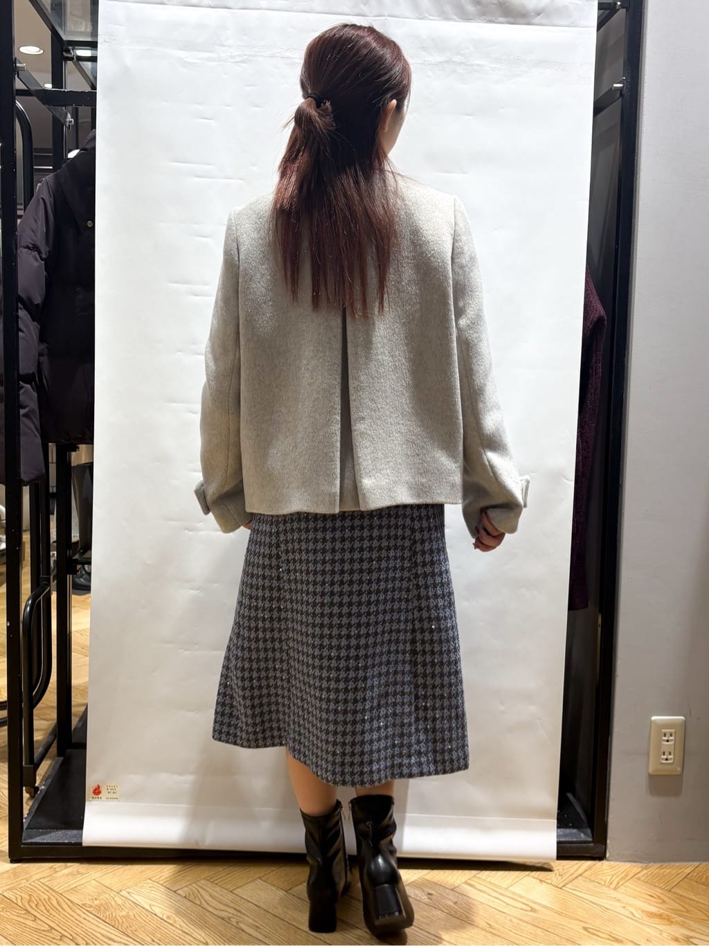ふうかさんの「index｜ラメスカラップビジューデザインニット【洗濯機OK】《6col／S～LL》」を使ったコーディネート