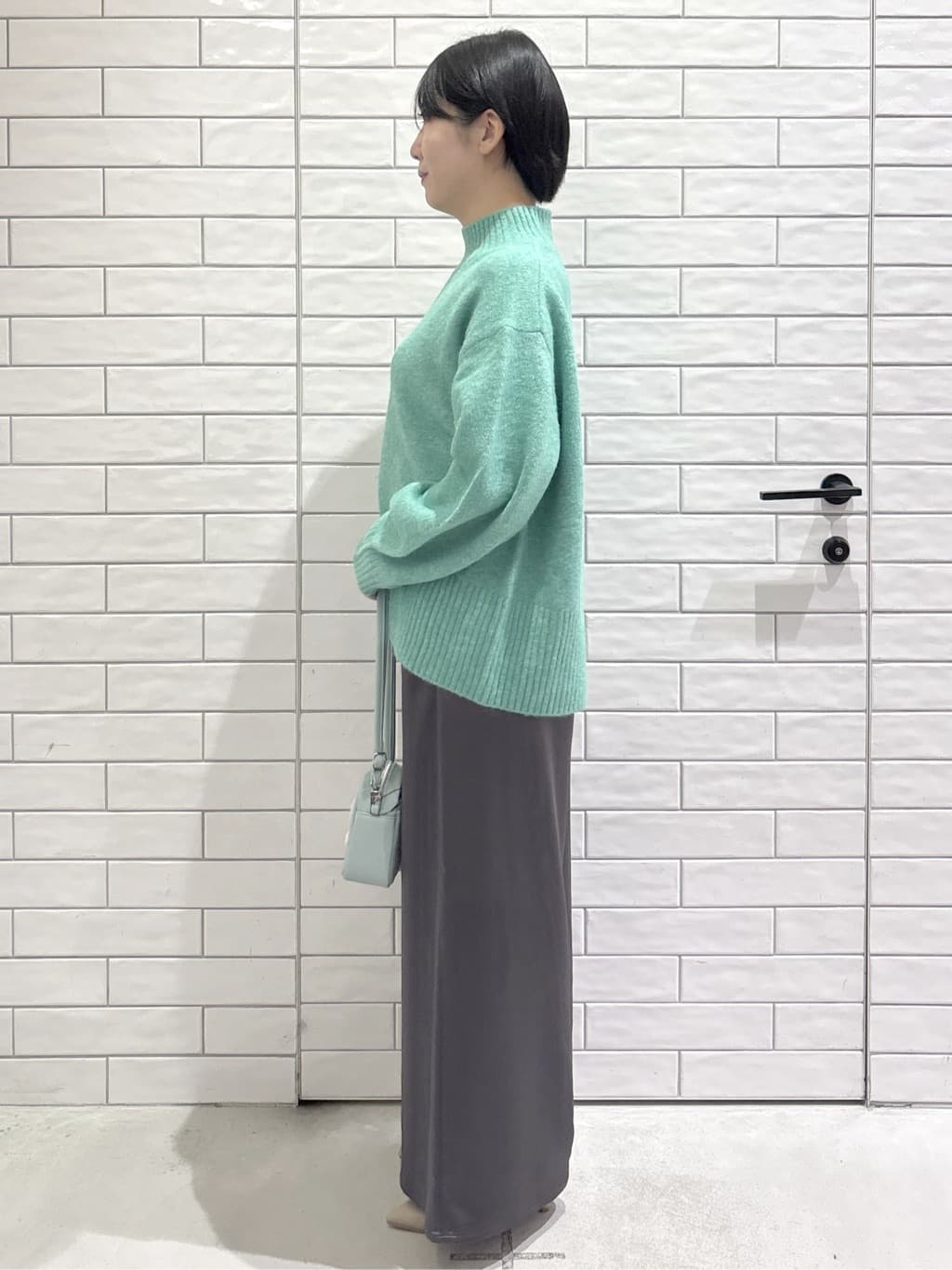 ayumiさんの「OPAQUE.CLIP｜ふわふわハイネックニット【洗濯機OK】」を使ったコーディネート