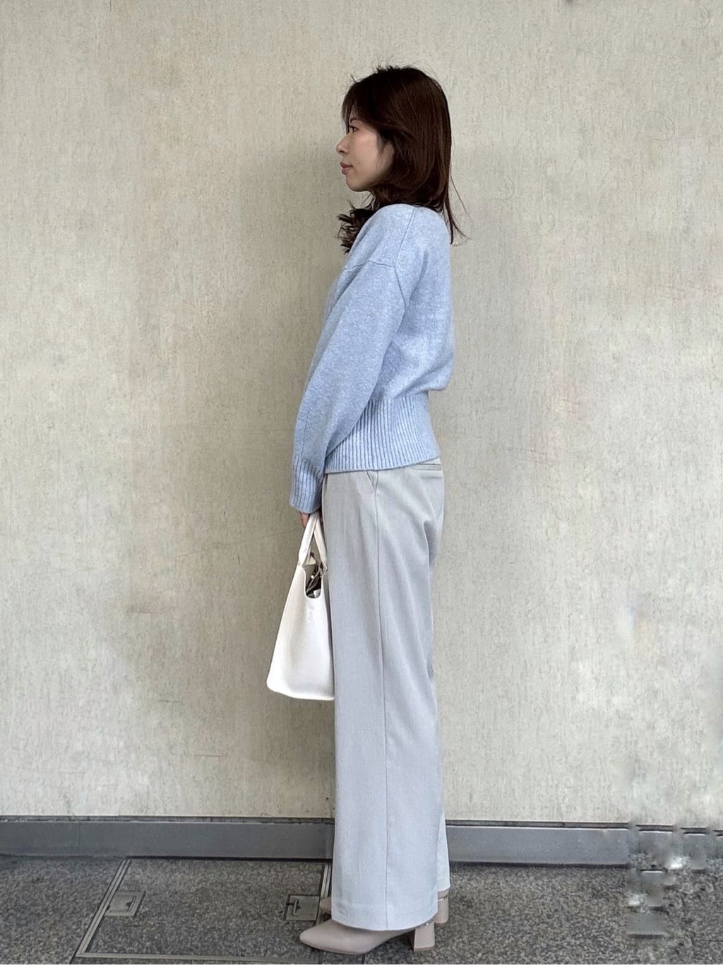えみさんの「OPAQUE.CLIP｜【抗菌防臭】レザー調スムースショートブーツ」を使ったコーディネート