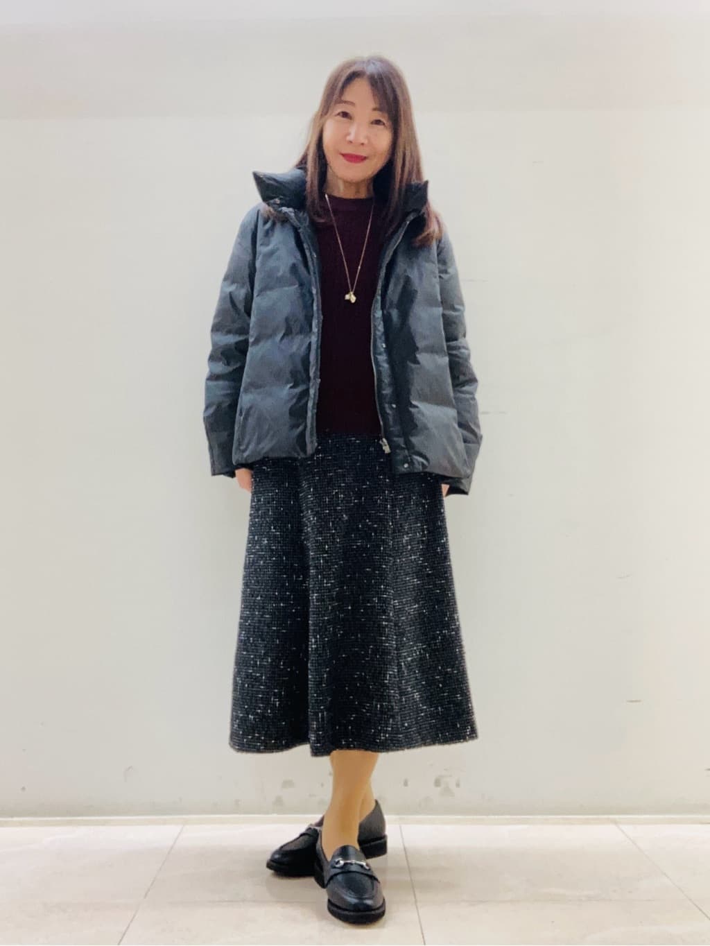 kurodaさんの「Reflect｜【すっきりシルエット】ショート丈ダウンコート」を使ったコーディネート