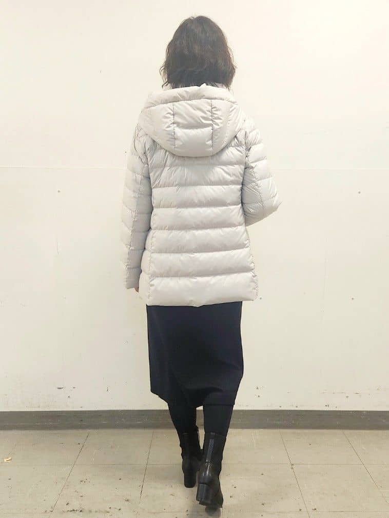 mayumayuさんの「Reflect｜【SS-4Lサイズ】フーデッドミドルダウンコート」を使ったコーディネート