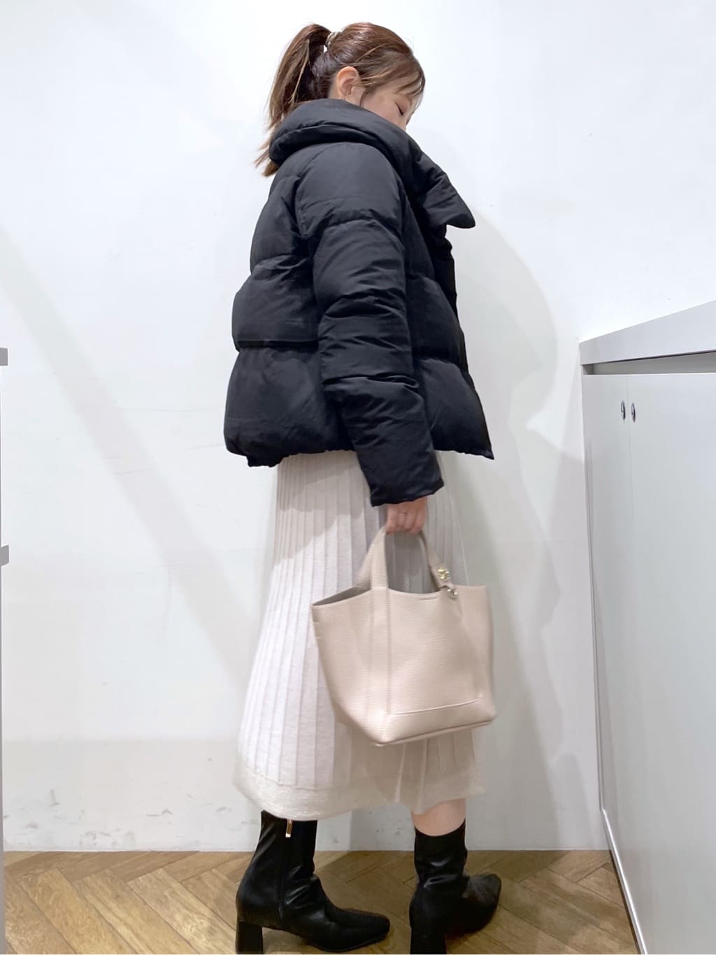 Junさんの「index｜KAWADAダウンショートコート【撥水／洗濯機OK／静電気防止裏地】《XS～LL》」を使ったコーディネート
