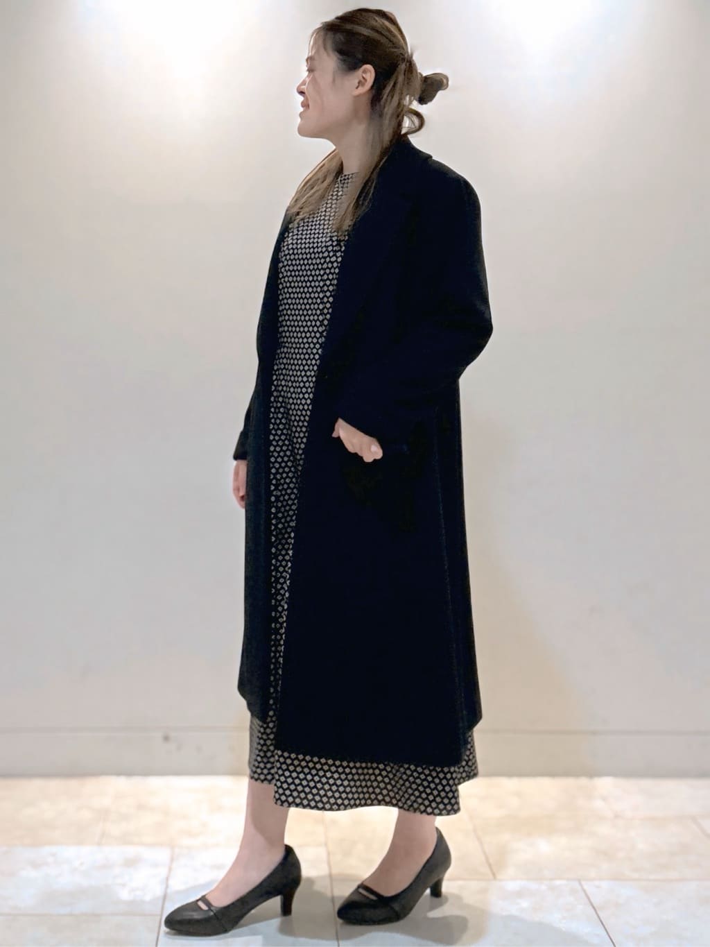 S&auml;K&iuml;さんの「Reflect｜【SS-4Lサイズ／選べる6色】テーラードカラーロングウール混コート」を使ったコーディネート