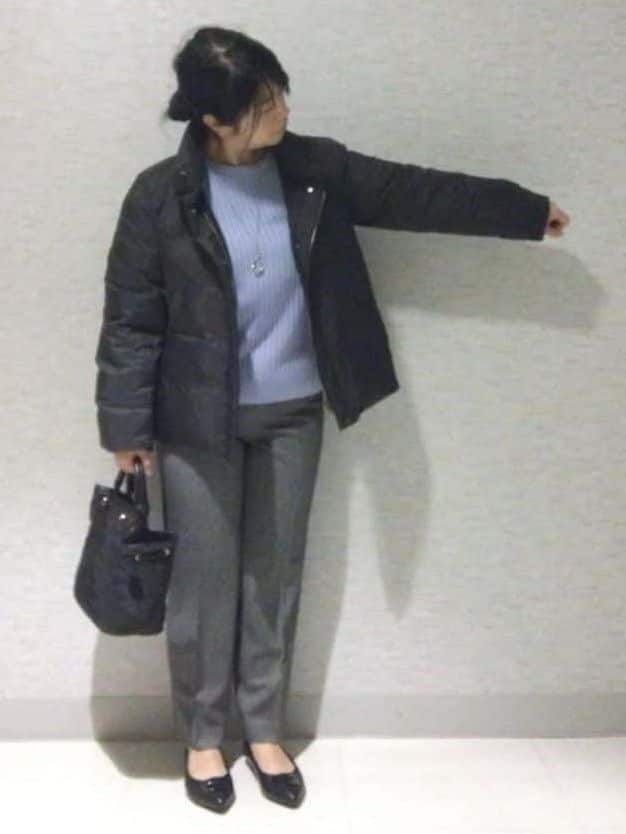 sakoさんの「Reflect｜【すっきりシルエット】ショート丈ダウンコート」を使ったコーディネート
