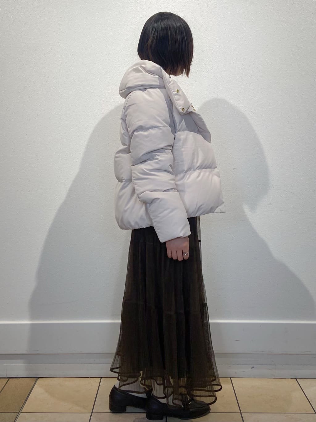 kimiさんの「index｜KAWADAダウンショートコート【撥水／洗濯機OK／静電気防止裏地】《XS～LL》」を使ったコーディネート