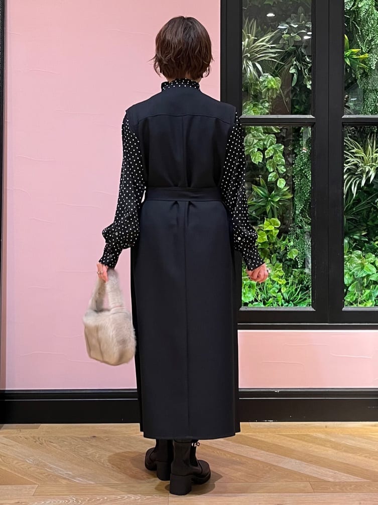 ogataさんの「DRESSTERIOR｜◆コンパクトフェイクファーバッグ」を使ったコーディネート