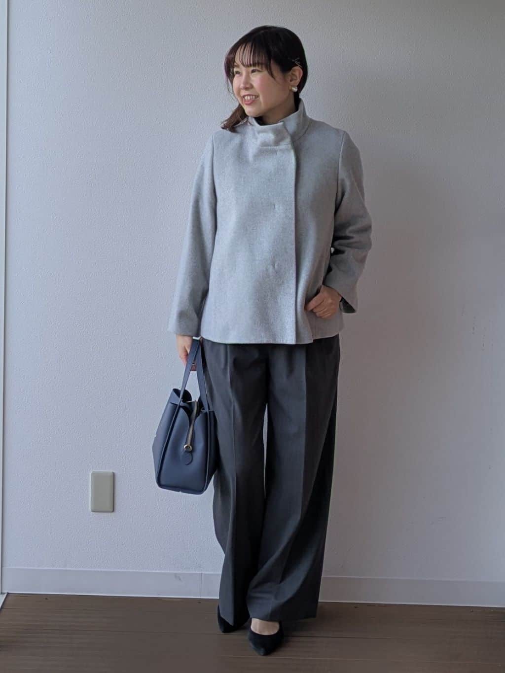 なみきさんの「UNTITLED｜【着回しが効く／オンオフアウター】ウールショートコート」を使ったコーディネート