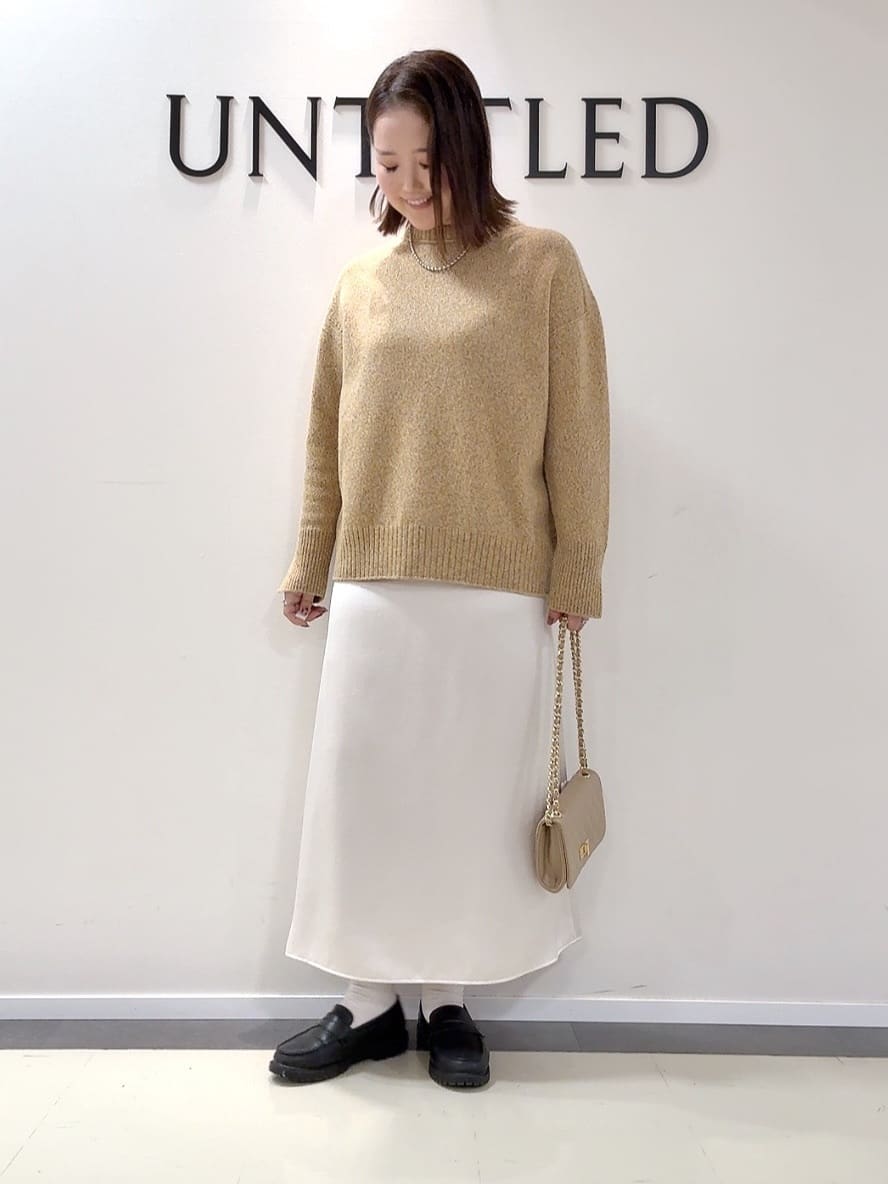 YUIさんの「UNTITLED｜【ロング丈/軽やか】テーラード　リバーコート」を使ったコーディネート