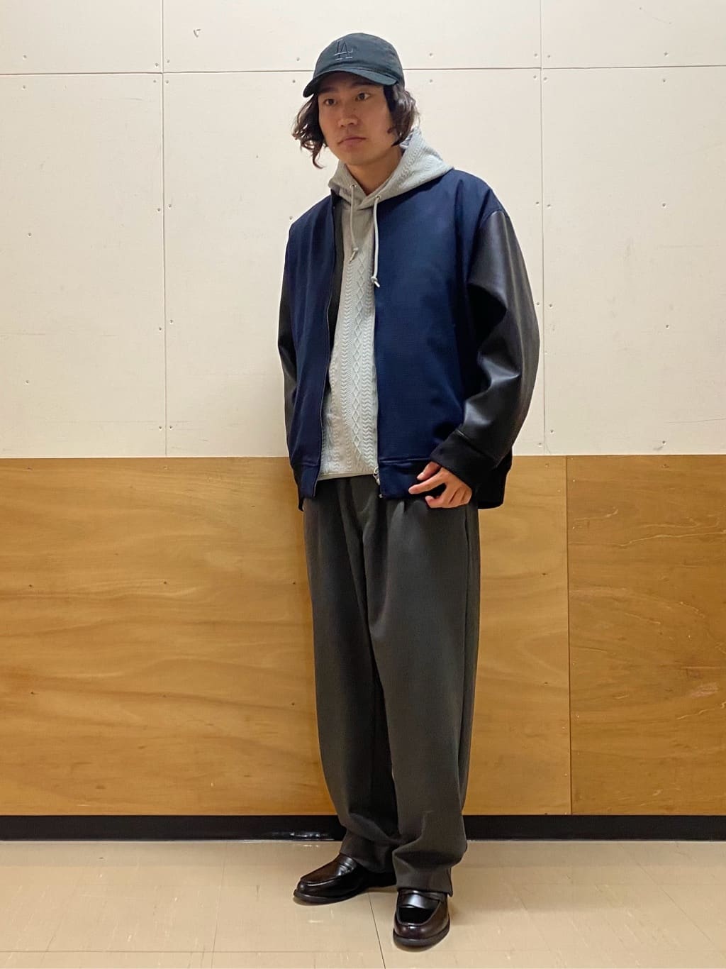 keyさんの「THE SHOP TK｜フクレキルトパーカ 【洗濯機OK】」を使ったコーディネート