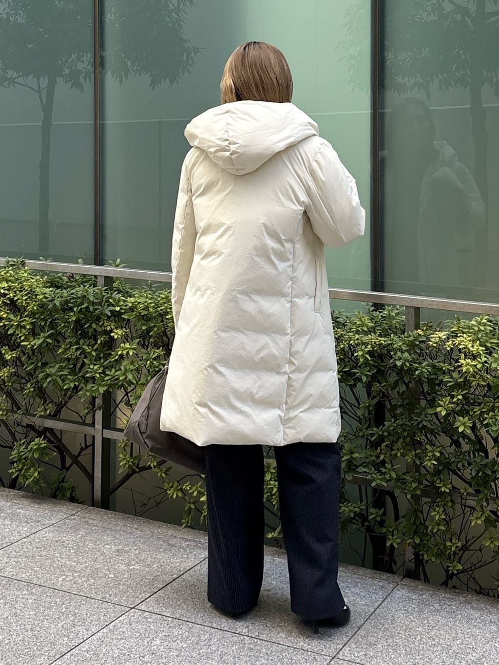 kotakiさんの「INDIVI｜【撥水／洗える】ステッチレス ロングダウンコート」を使ったコーディネート