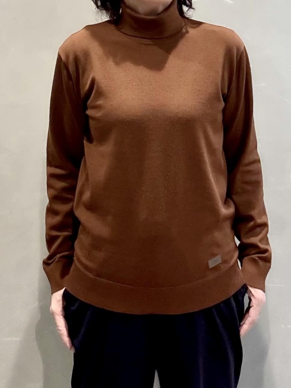 のぐみさんの「TAKEO KIKUCHI｜カシミヤブレンド ビーバー調ピンヘッドスタンドカラーコート」を使ったコーディネート