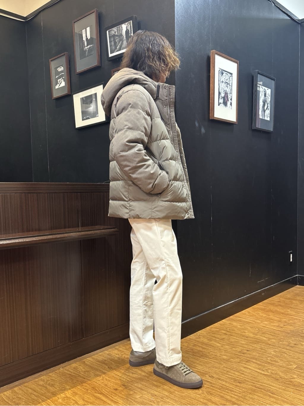 おーのさんの「TAKEO KIKUCHI｜カラーコンビ ダウンブルゾン」を使ったコーディネート