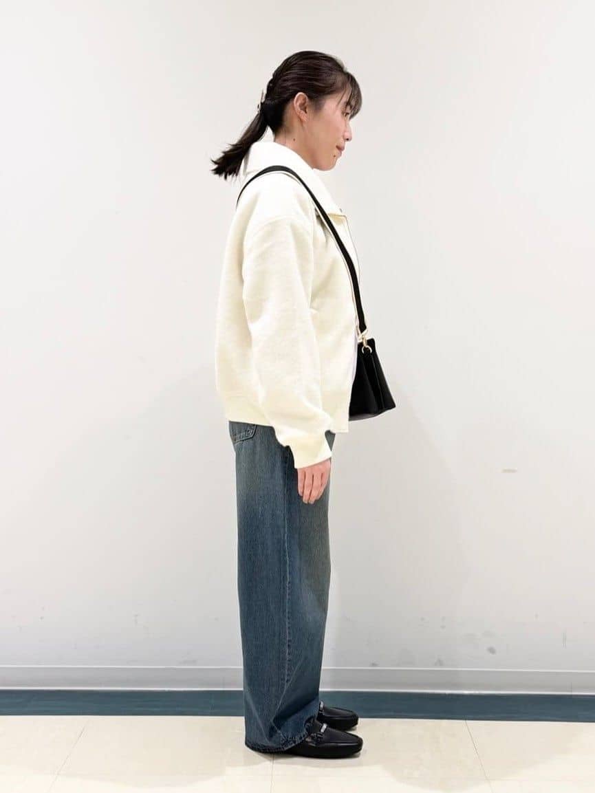 あんづさんの「SHOO･LA･RUE｜【S-LL】軽くてふんわりあたたかい スライバージャケット」を使ったコーディネート