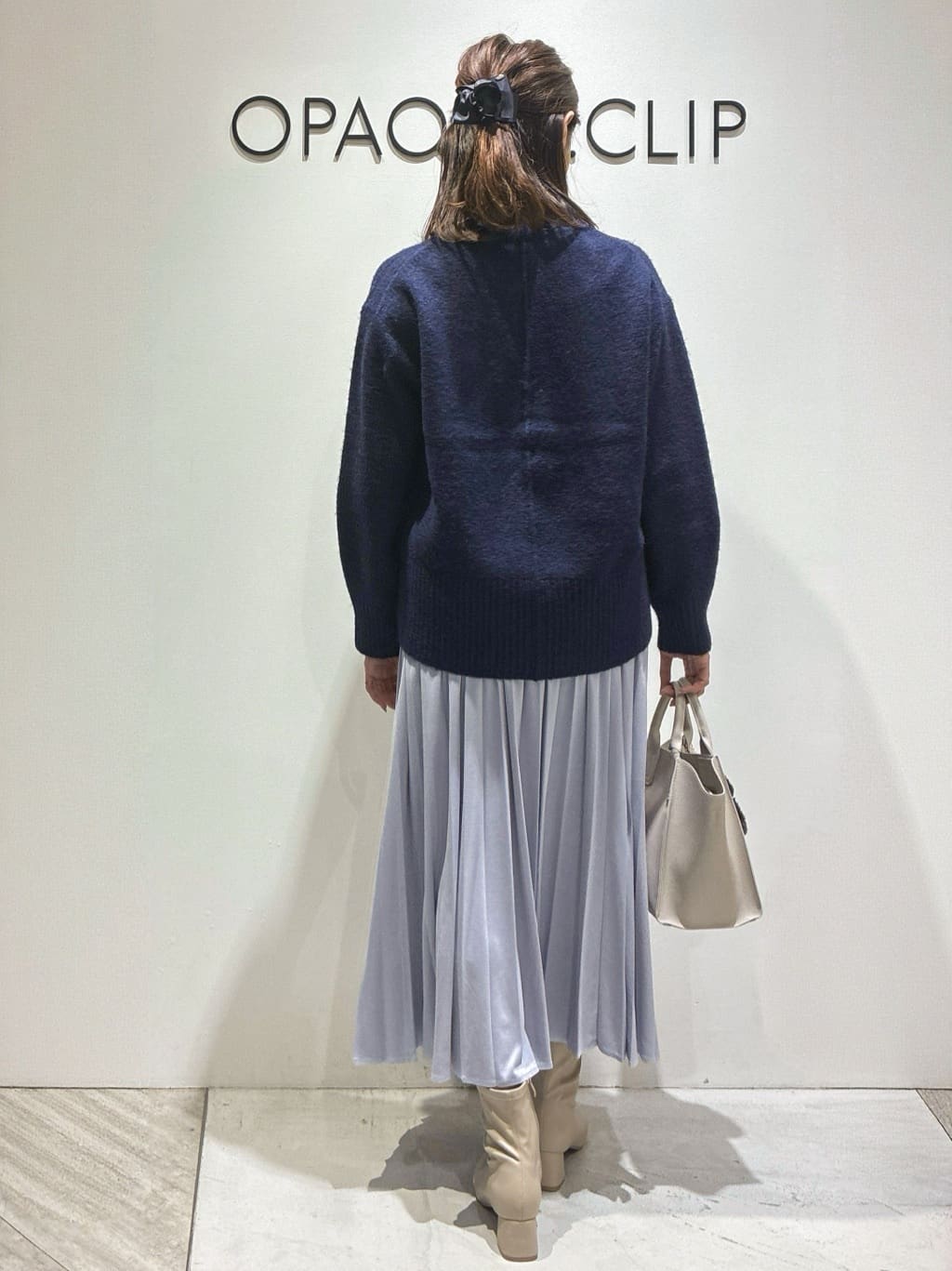 もんちゃんさんの「OPAQUE.CLIP｜ふわふわハイネックニット【洗濯機OK】」を使ったコーディネート