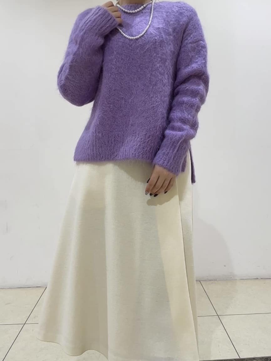 watanabeさんの「UNTITLED｜【ゆったり】アルパカ混シャギーニット」を使ったコーディネート