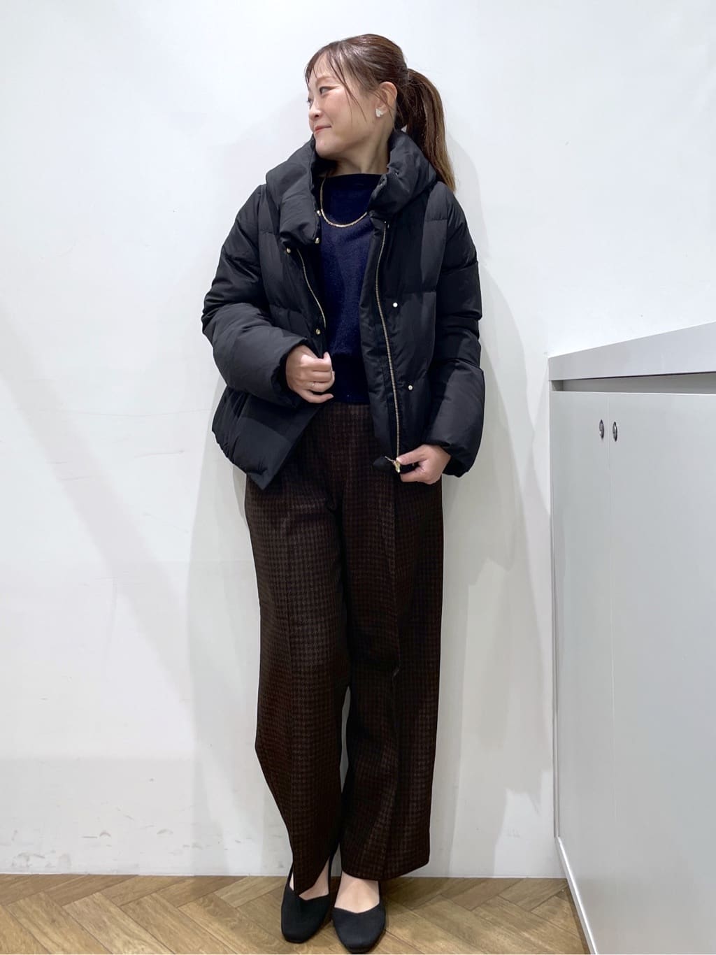 Junさんの「index｜KAWADAダウンショートコート【撥水／洗濯機OK／静電気防止裏地】《XS～LL》」を使ったコーディネート