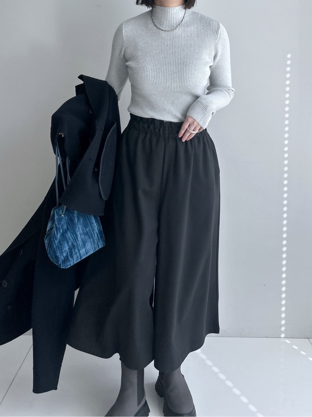 Hirokaさんの「Dessin｜【洗える】ウール混リバーメルトンコート」を使ったコーディネート