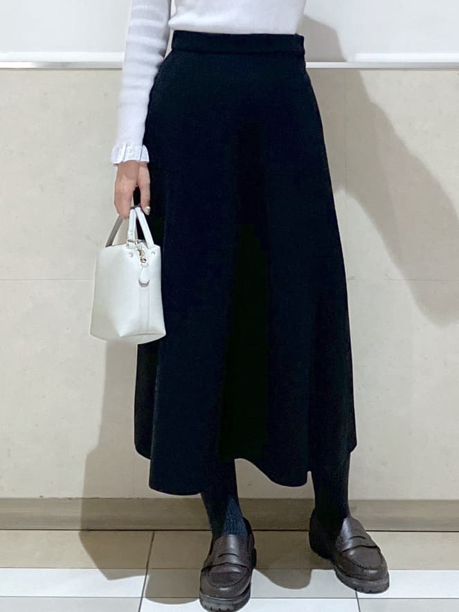 eriko さんの「Dessin｜【洗える】オーガンジーフリルニット」を使ったコーディネート