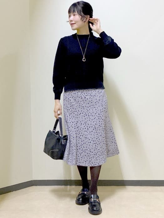  beni_gingerさんの「Reflect｜【ほんのりラメ感◎】ケーブル柄ニット」を使ったコーディネート