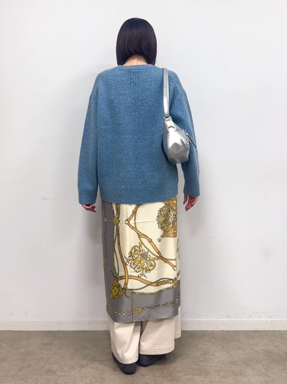 𝐜𝐡𝐢𝐤𝐚さんの「SHOO･LA･RUE｜【着丈選べる/きっと虜になる】あったかもちもち ワイドパンツ」を使ったコーディネート