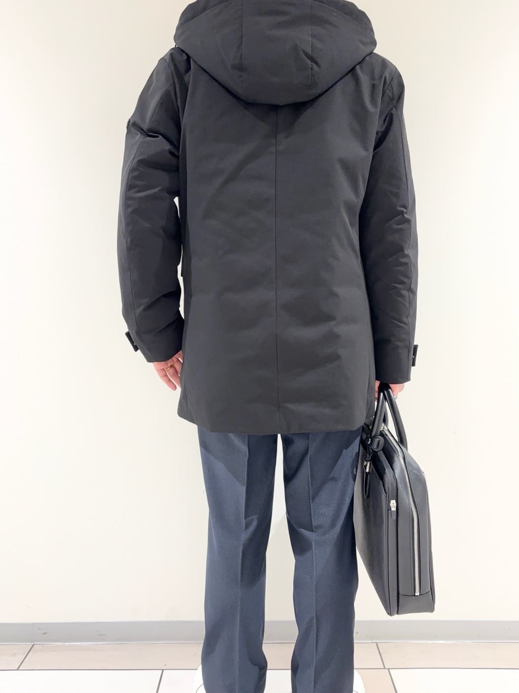 及川さんの「TAKEO KIKUCHI｜【None Of Stress】ストレッチ ダウンブルゾン」を使ったコーディネート