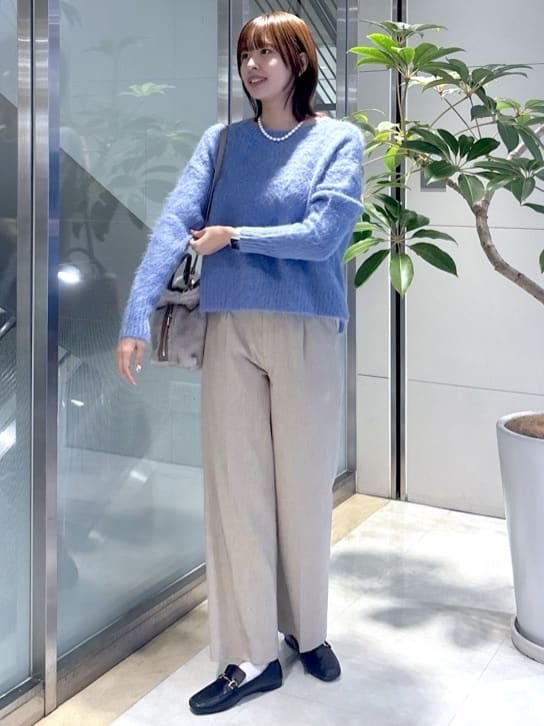 yukaさんの「UNTITLED｜【ゆったり】アルパカ混シャギーニット」を使ったコーディネート