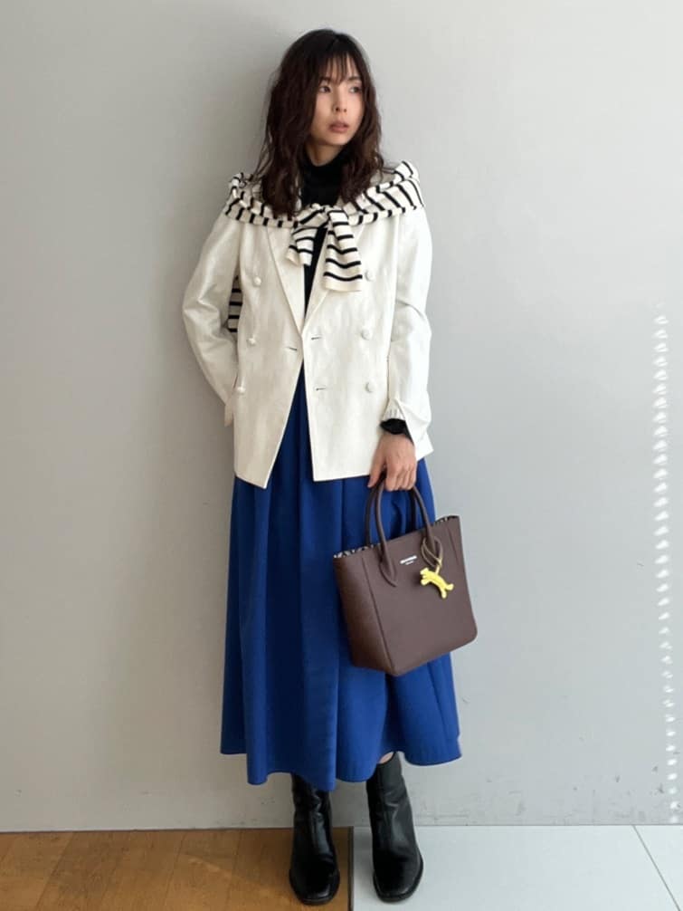 misaさんの「DRESSTERIOR｜【セットアップ可】リネンブレンドダブルブレストジャケット」を使ったコーディネート