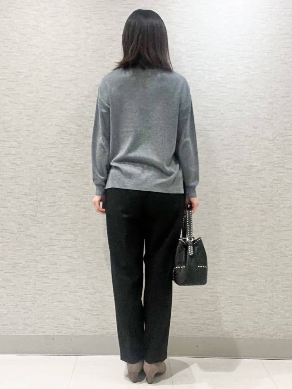 marikoさんの「Reflect｜アーガイル柄ハイネックニット」を使ったコーディネート