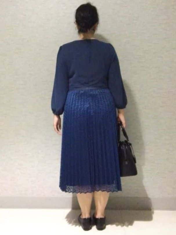 sakoさんの「Reflect｜【SS-4Lサイズ／通勤／セットアップ可】ノーカラージャケット」を使ったコーディネート