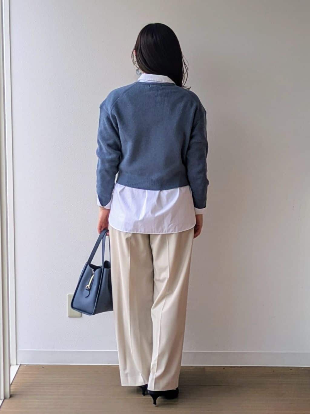 なみきさんの「UNTITLED｜【ゆったりサイズ／着丈短め】ジップニットカーディガン」を使ったコーディネート