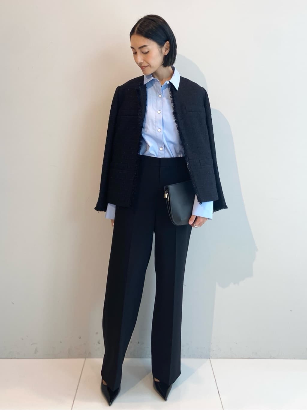 AYAさんの「UNTITLED｜【仕事着/スーツ】ファンシーツイード ジャケット」を使ったコーディネート