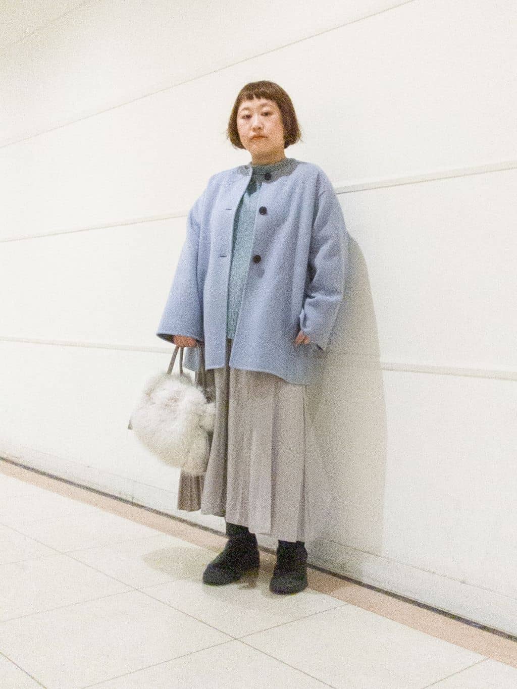 takedaさんの「UNTITLED｜【ミディ丈/軽やか】セミラグランリバー コート」を使ったコーディネート
