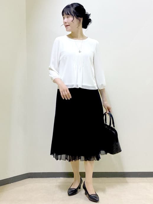 beni_gingerさんの「Reflect｜【SS-4Lサイズ】ピンタック&times;スカラレースブラウス」を使ったコーディネート