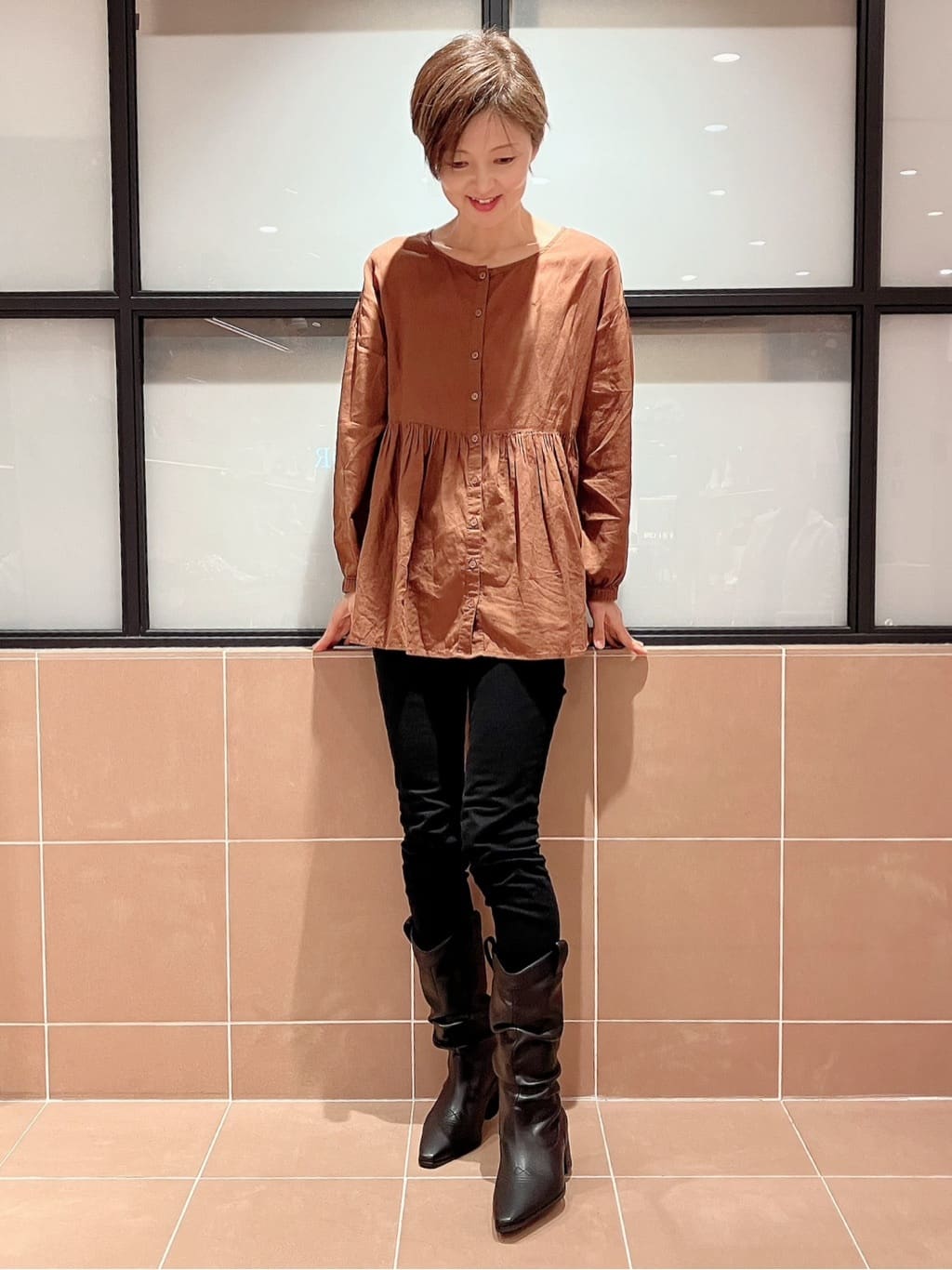 Ｋさんの「ESPERANZA｜シャーリングウエスタンブーツ」を使ったコーディネート