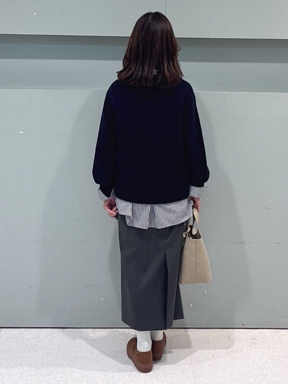 makiさんの「UNTITLED｜【定番人気/はっ水/洗える】タスランショートトレンチコート」を使ったコーディネート