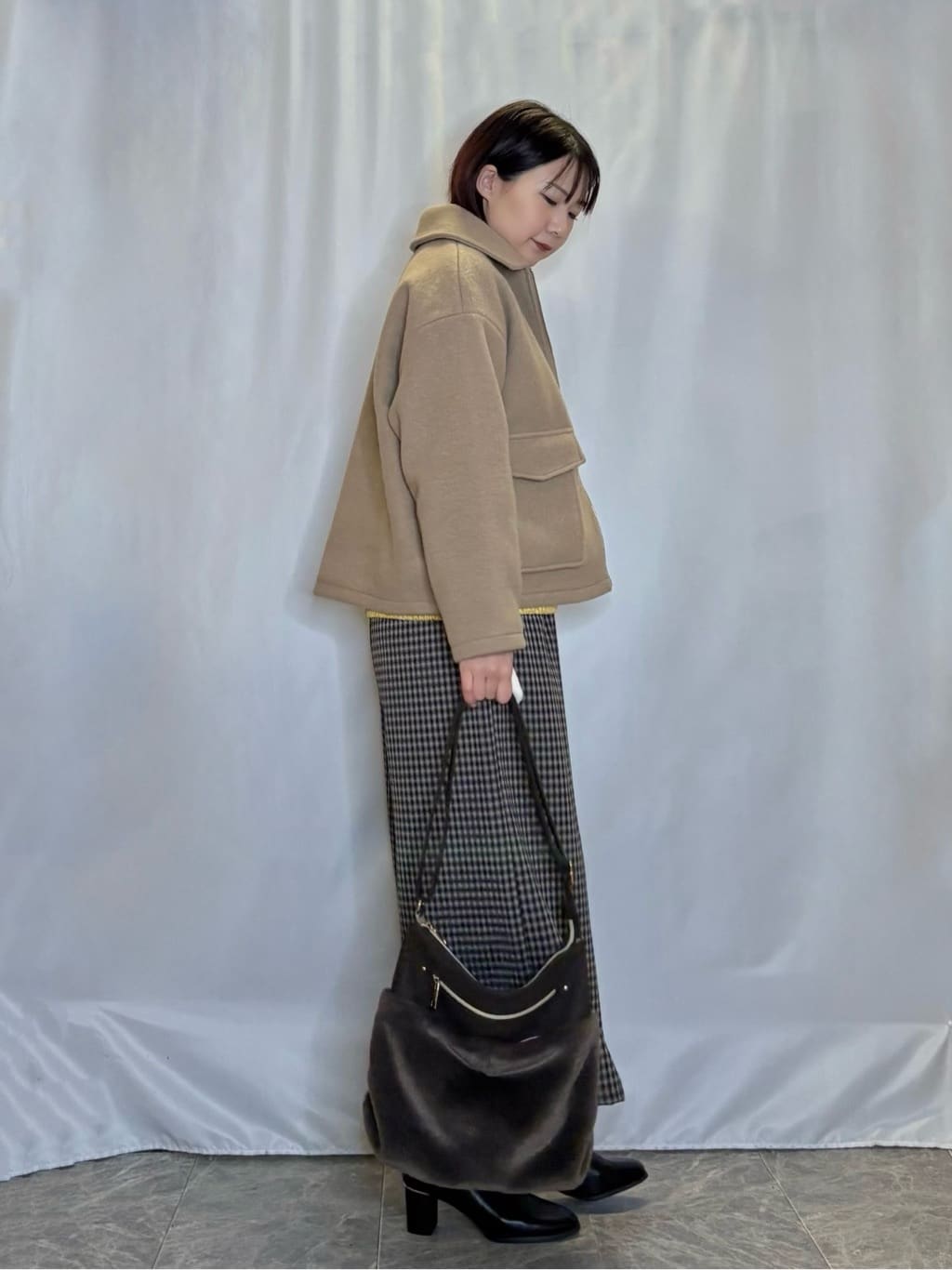 ネリさんの「SHOO･LA･RUE｜【洗濯機可/S-LL】体型カバーにも ガウチョパンツ」を使ったコーディネート
