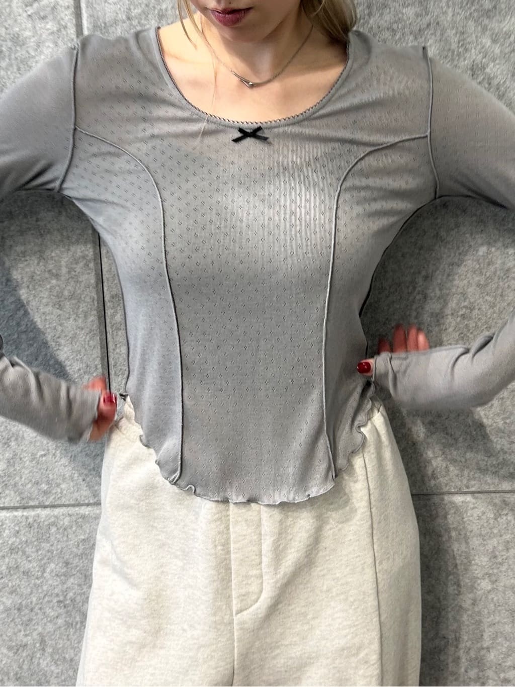 honoka Aさんの「CODE A｜whisper jersey top」を使ったコーディネート