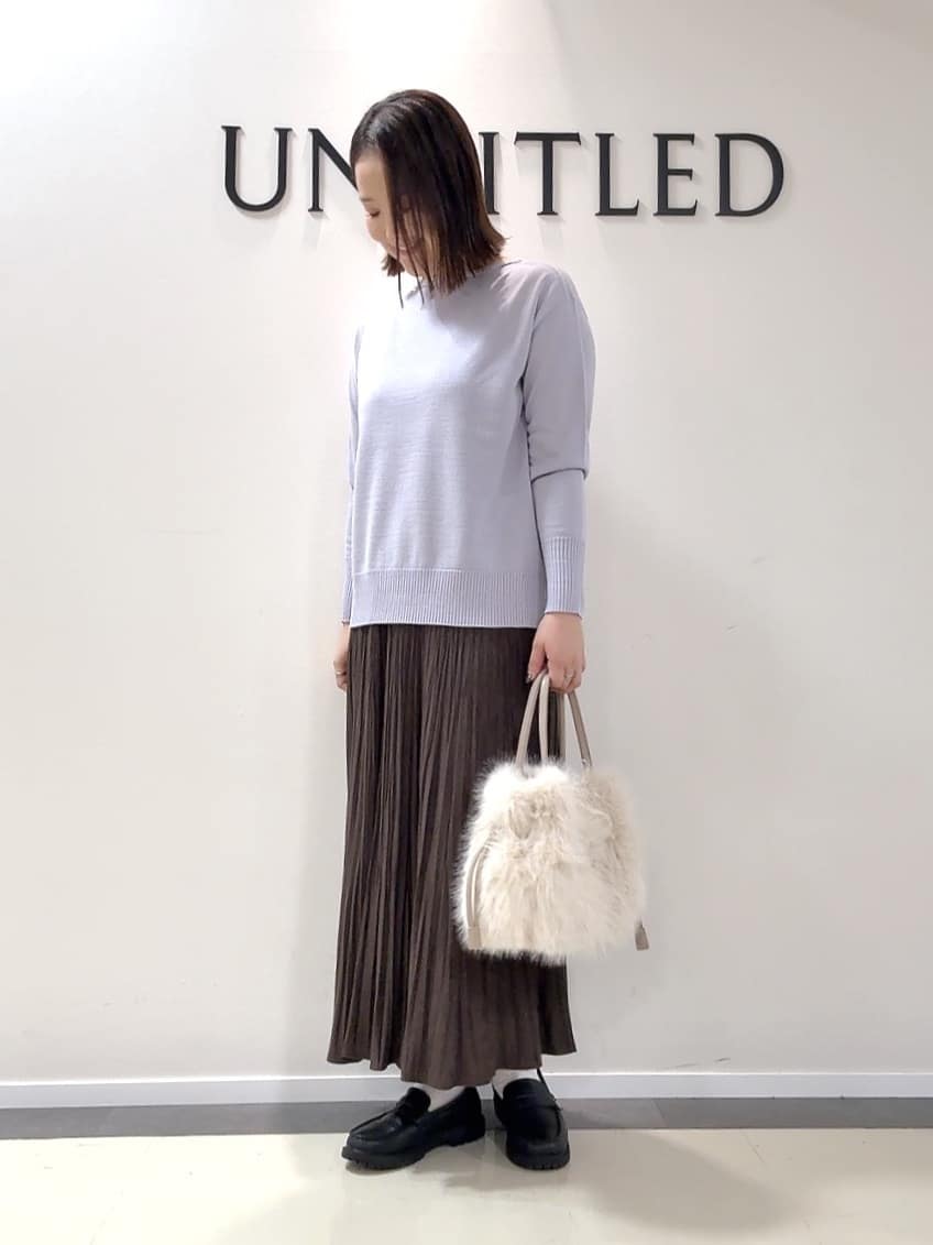 YUIさんの「UNTITLED｜【エレガント／ミディアウター】ミックスヘリンボンコート」を使ったコーディネート